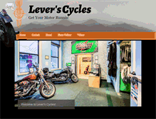 Tablet Screenshot of leverscycles.com